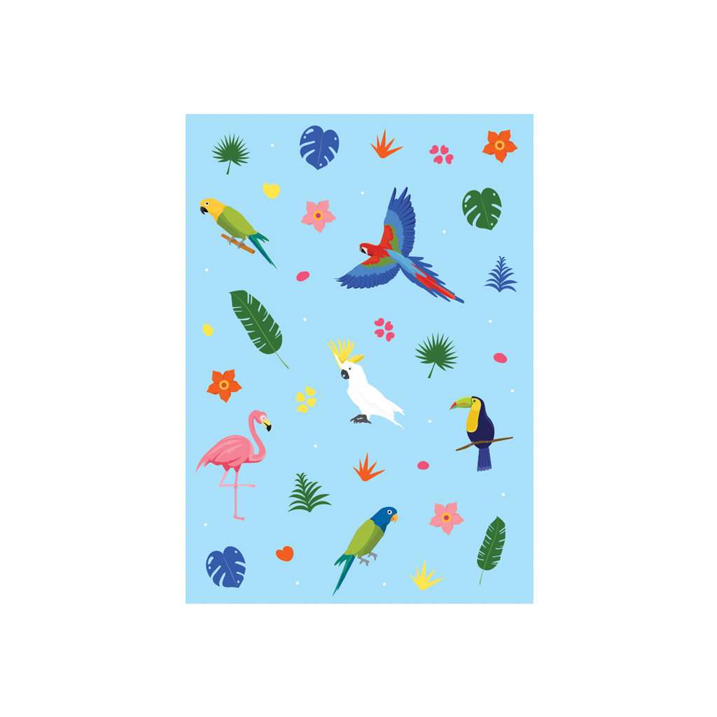 Iko Iko Animal Pattern Card Tropical