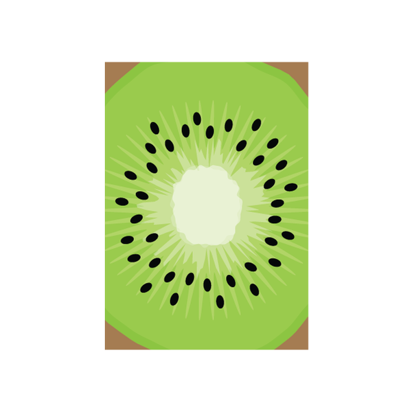 Iko Iko Kiwiana Food Card Kiwifruit