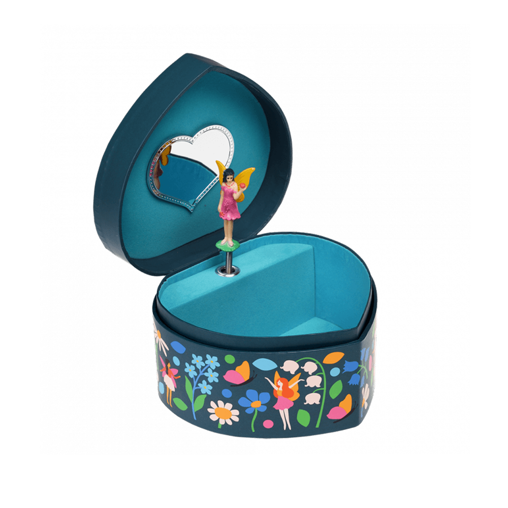 Rex Musical Jewellery Box Fairies in the Garden