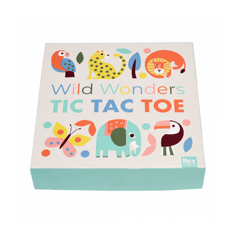 Rex London Wild Wonders Wooden Tic-Tac-Toe