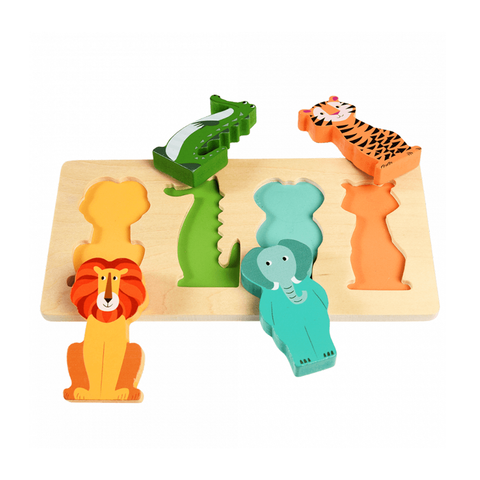 Rex LondonLondonColourful Creatures Wooden Puzzle
