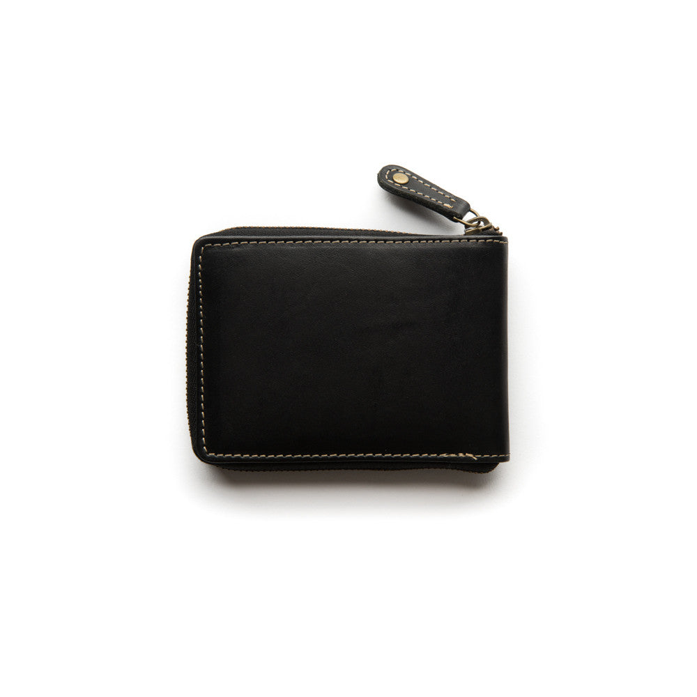 Stitch & Hide Leather Wallet William Black