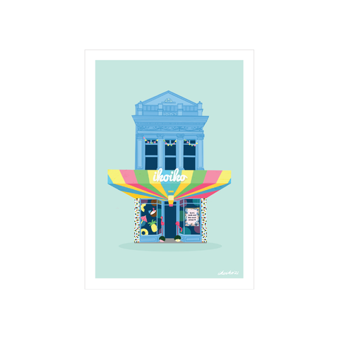 Iko Iko A4 Art Print Iko Iko Building