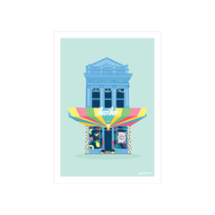 Iko Iko A4 Art Print Iko Iko Building