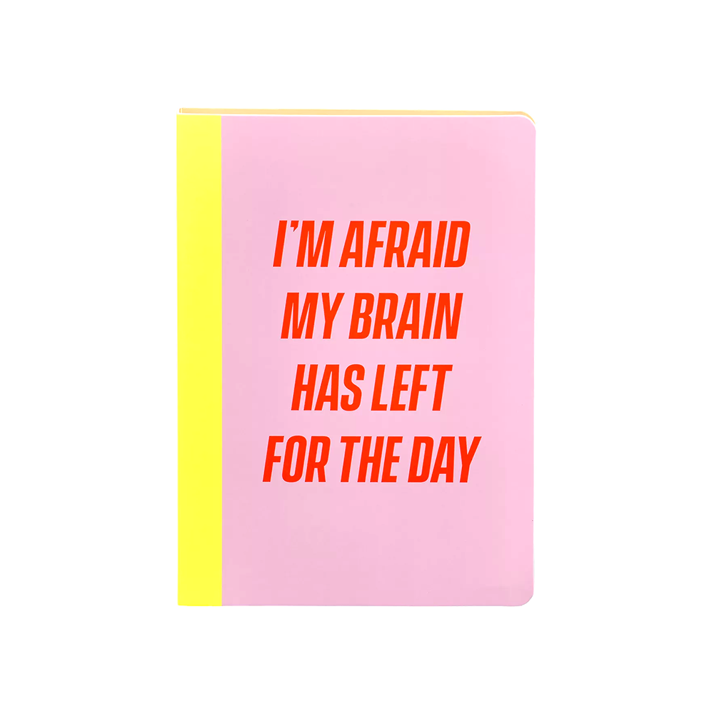 Yes Studio Sticky Notes Book Afraid My Brain Has Left