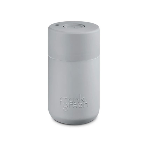 Frank Green Original Reusable Smart Cup 12oz Harbour Mist Grey