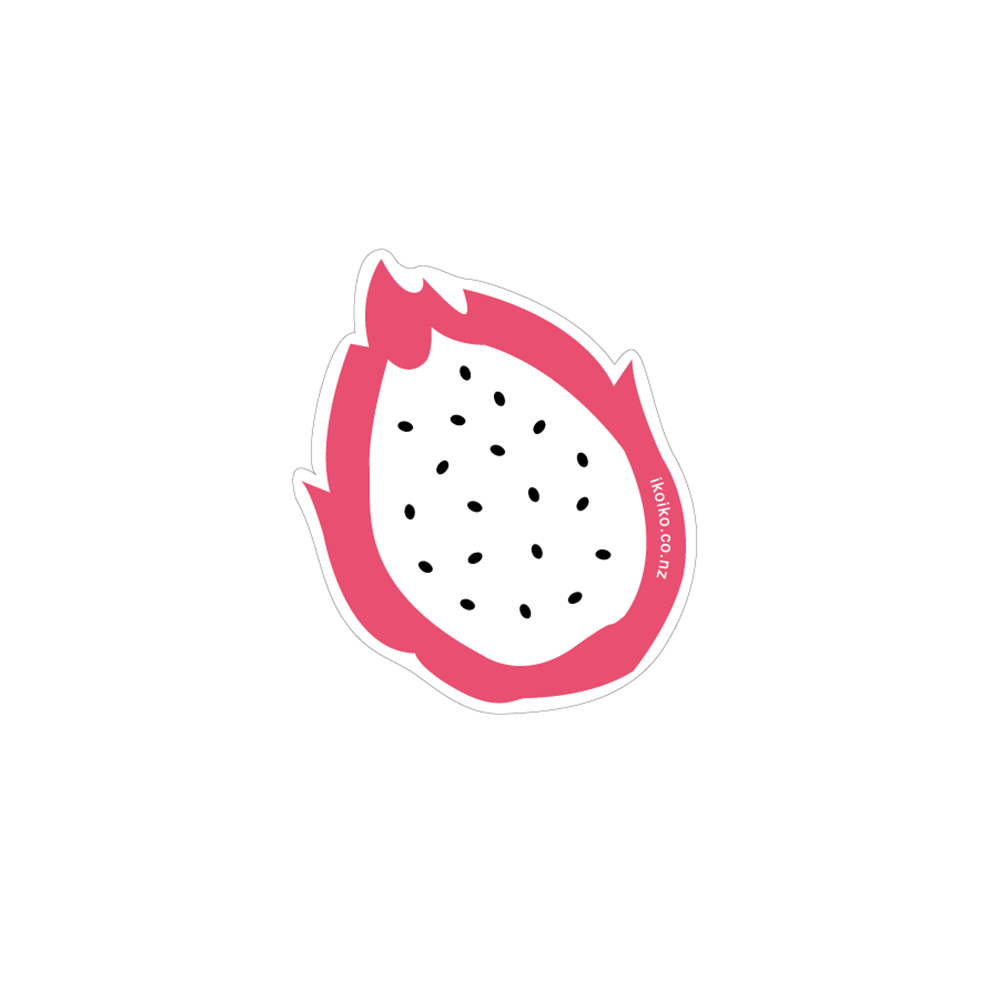 Iko Iko Fun Size Sticker Dragonfruit
