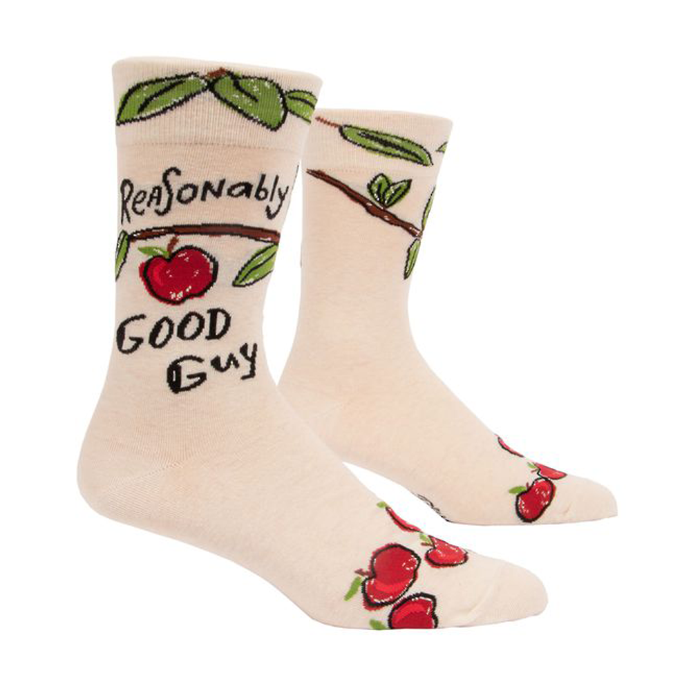 Blue Q Men's Socks Reasonably Good Guy