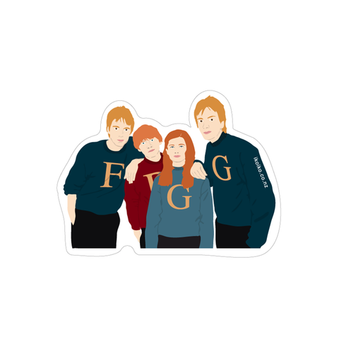 Iko Iko Fun Size Sticker Siblings
