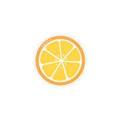 Iko Iko Fun Size Sticker Orange