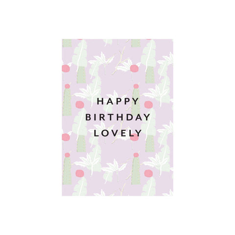 Iko Iko Floral Card Birthday