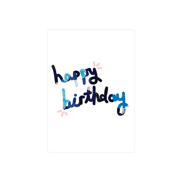 Alice Berry X Iko Iko Card Happy Birthday Blue