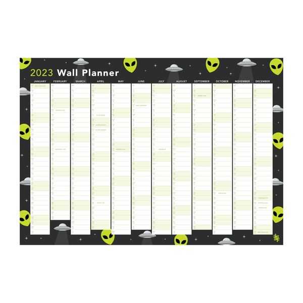 Iko Iko 2023 Wall Planner UFO
