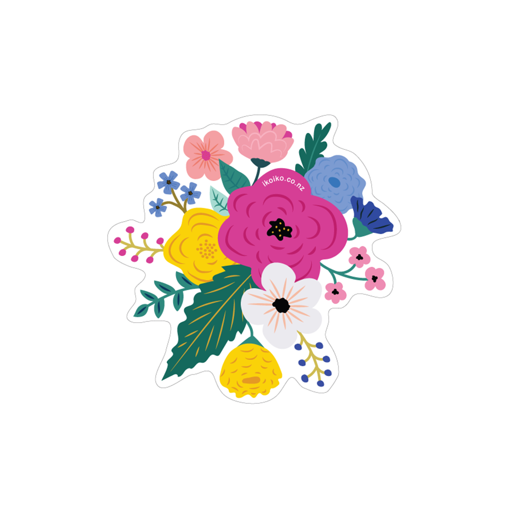 Iko Iko Fun Size Sticker Bloom Bouquet - Pink