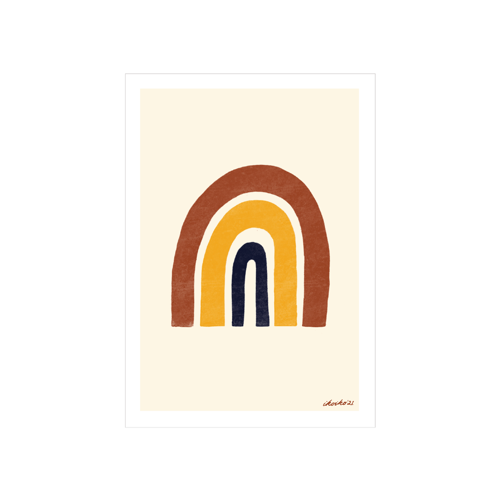 Iko Iko A4 Art Print Talula Rainbow