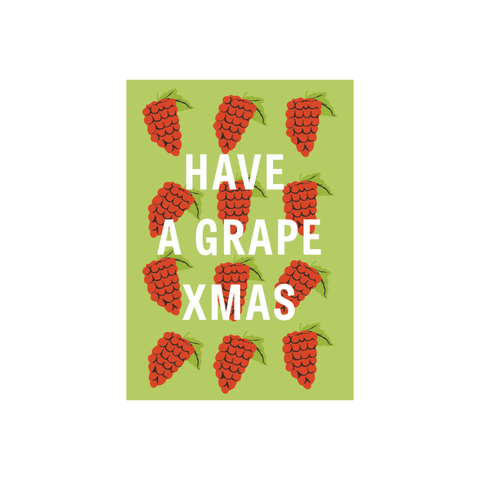 Iko Iko Christmas Card Grape Christmas