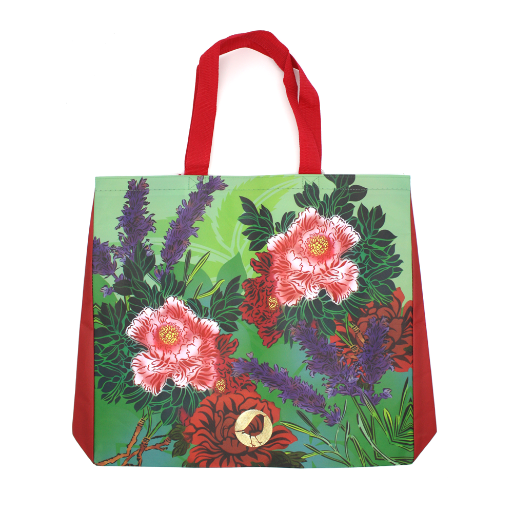 Flox Reusable Shopping Bag Korimiko Red Handle