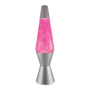 Diamond Glitter Lamp Silver Pink