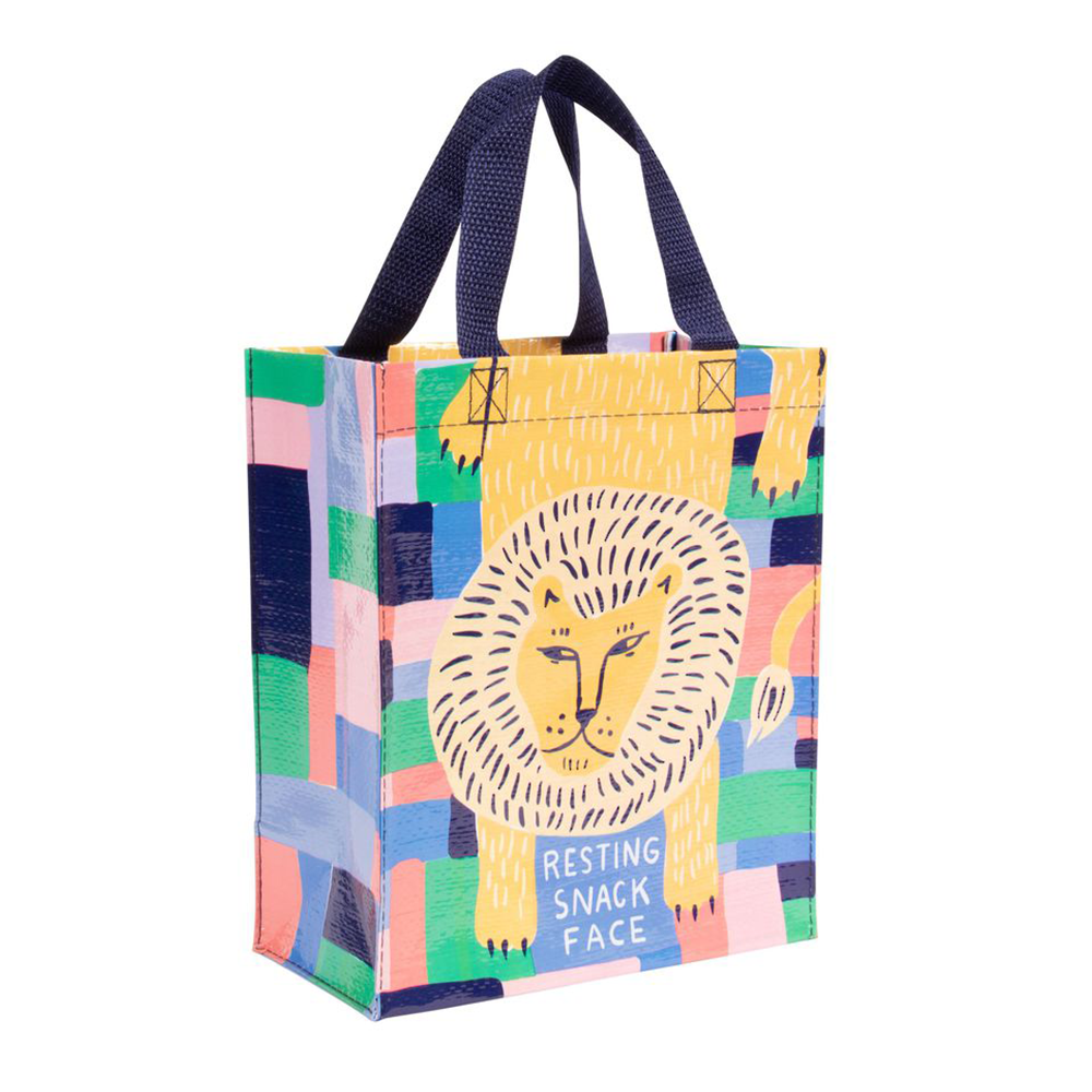 Blue Q Handy Tote Resting Snack Face