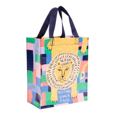 Blue Q Handy Tote Resting Snack Face