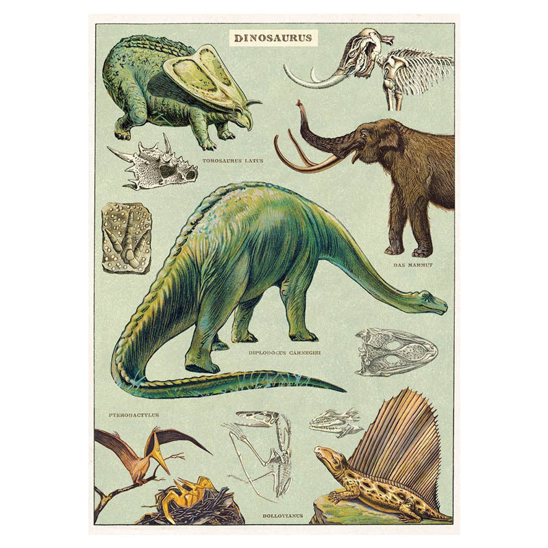 Cavallini Vintage Poster Dino