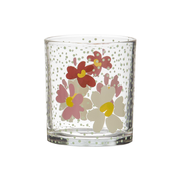 Happy Hour Glass Tumbler Flowers