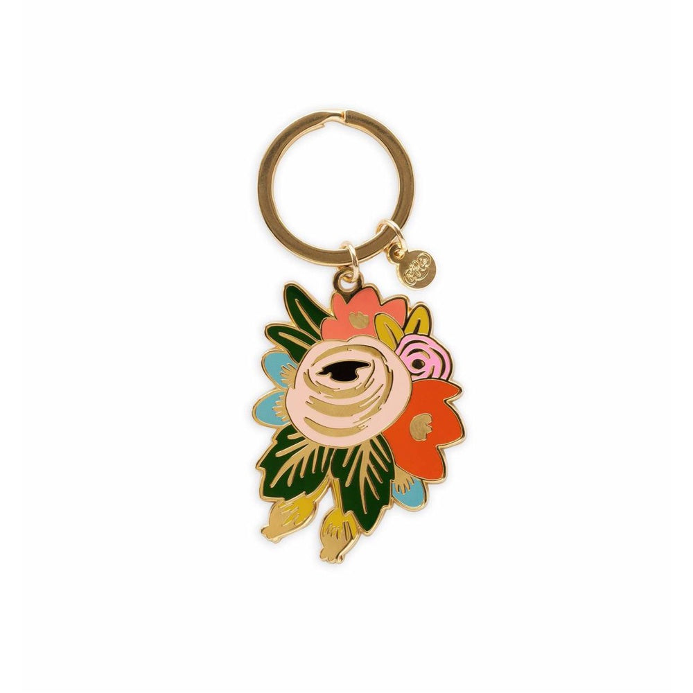 Rifle Paper Co. Enamel Keychain Rosa
