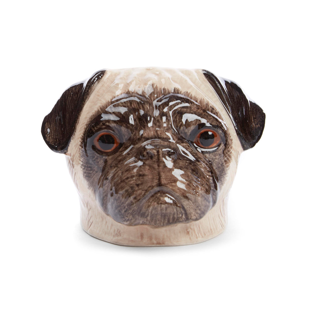 Quail Fawn Pug Face Egg Cup