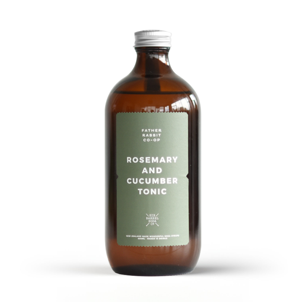 Six Barrel Soda Father Rabbit Rosemary and Cucumber Tonic Syrup
