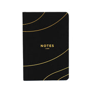 Frank A5 Hard Cover Lined Notebook Black