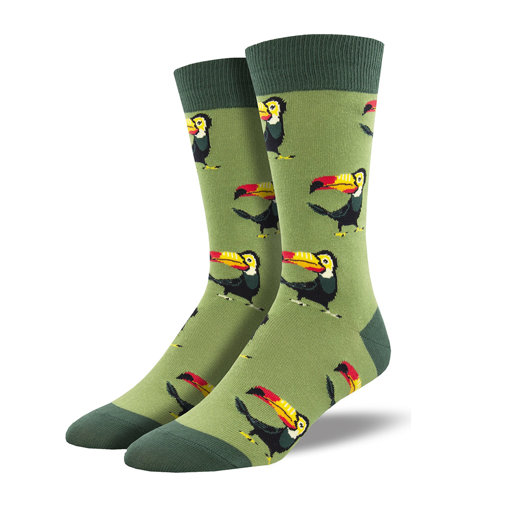 Socksmith Socks Men's Tropical Toucan Green