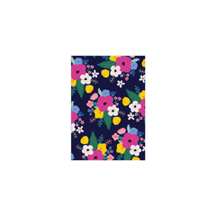 Iko Iko Mini Card Floral Bright Bloom Navy Hot Pink