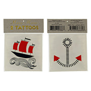 Meri Meri Tattoos Boat & Anchor