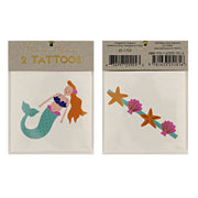 Meri Meri Tattoos Mermaid and Sea Shells