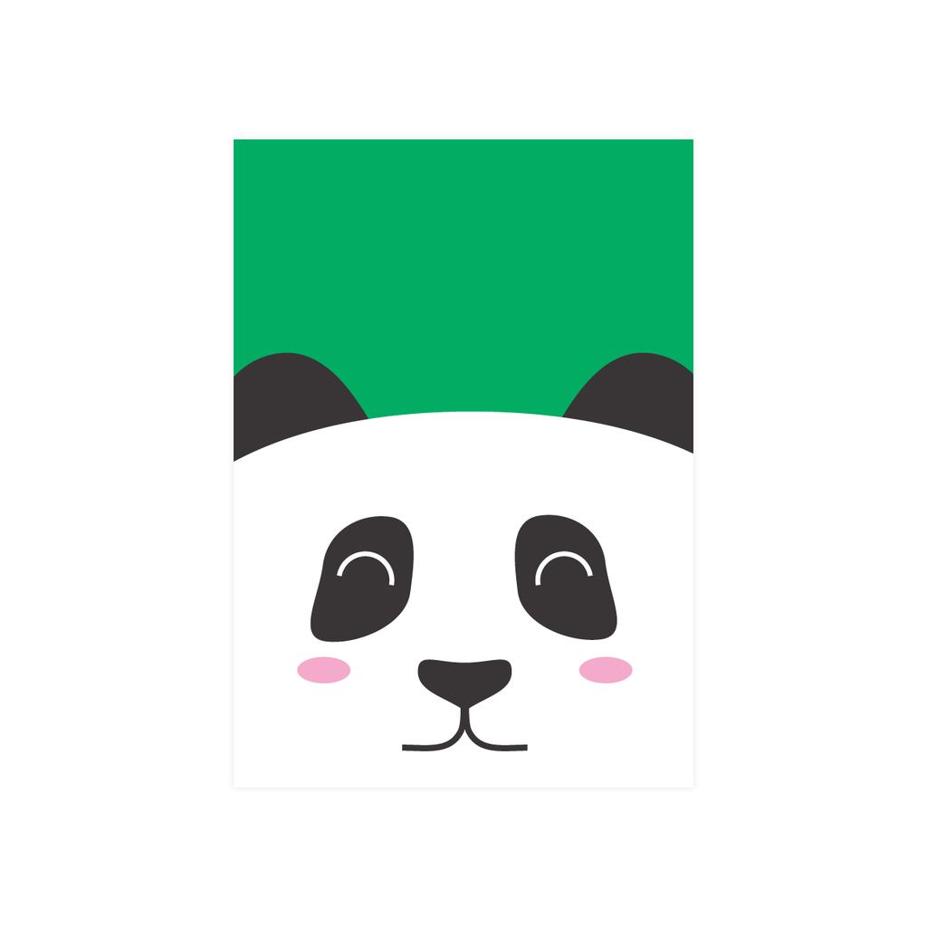 Iko Iko Kid's Animal Card Panda