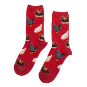 Socksmith Socks Women's Hen House Red