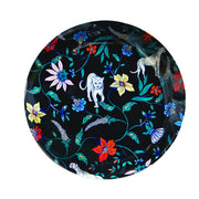 Nel Lusso Botswana Botanical Plate 20cm Black
