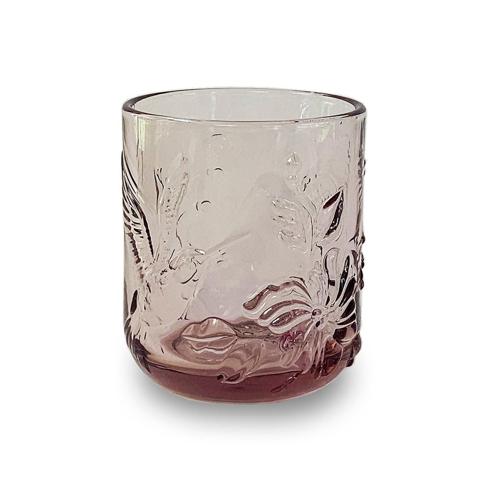 Nel Lusso Dawn Rainforest Glass Pink