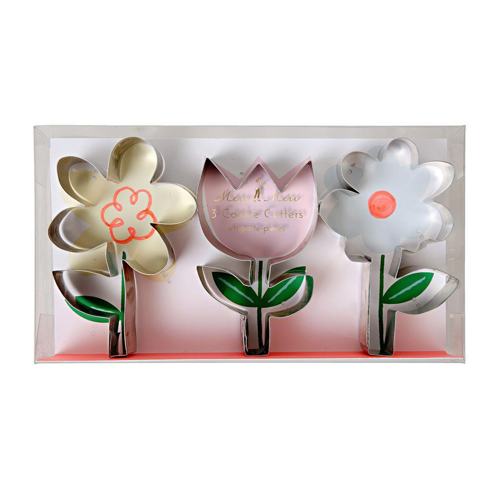 Meri Meri Cookie Cutters Flower Set of 3