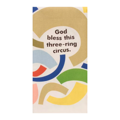 Blue Q Tea Towel Three Ring Circus