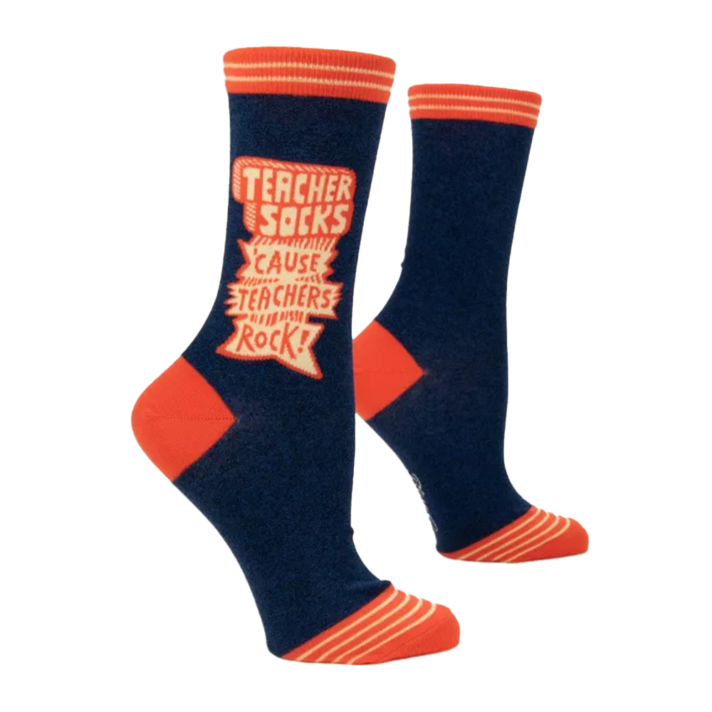Blue Q Women's Socks Teachers Rock