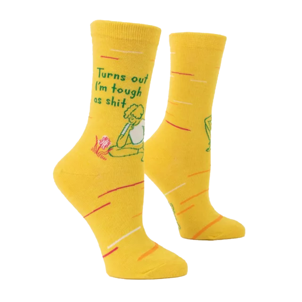 Blue Q Women's Socks Tough As Shit