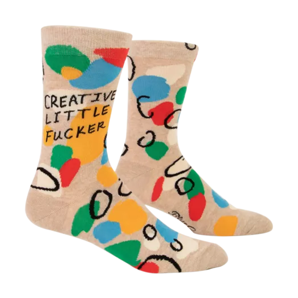 Blue Q Men's Socks Creative Little F*cker