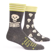 Blue Q Men's Socks I Almost Died