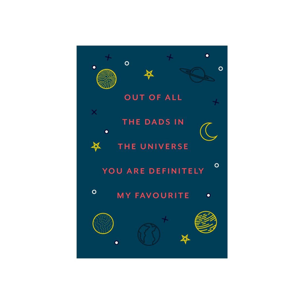 Iko Iko Patterned Card Dads in the Universe