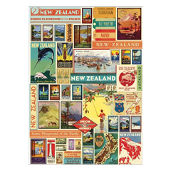 Cavallini Vintage Poster New Zealand Collage