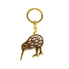 NZ Keychain Brown Kiwi