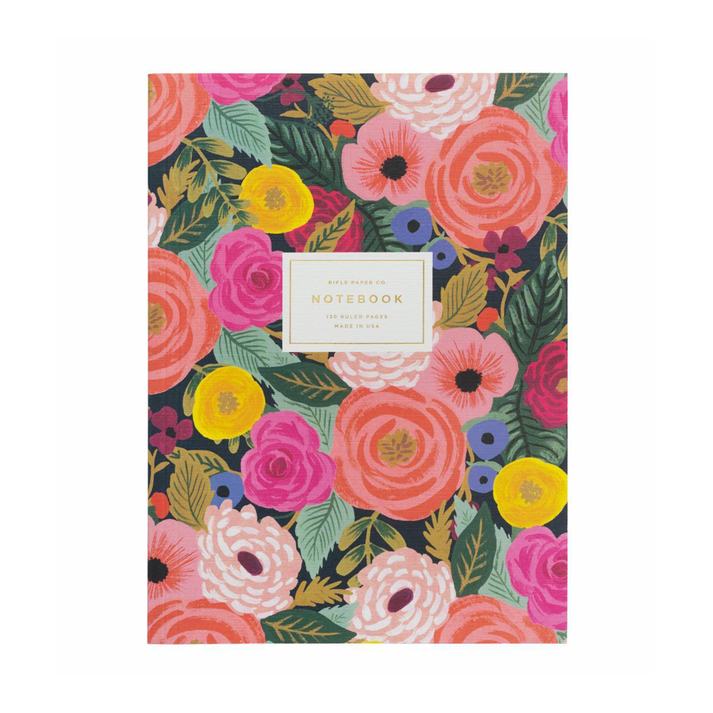Rifle Paper Co. Memoir Notebook Ruled Large Juliet Rose