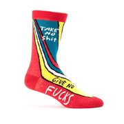 Blue Q Men's Socks Take no Sh*t