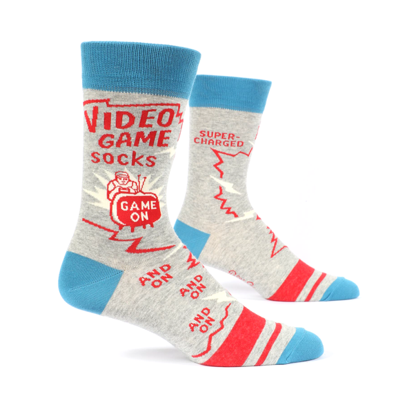 Blue Q Men's Socks Video Game